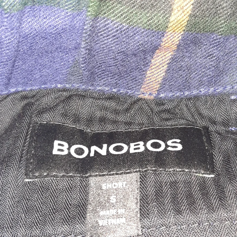 BONOBOS Plaid Golf Pants Trouser Straight Slim Leg Blue Green Yellow Men 30 X 26 - Picture 11 of 13